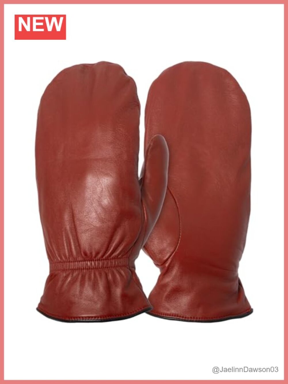 Sheepskin Leather Lined Glitten Mittens Thinsulate Winter